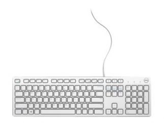 Dell KB216 - keyboard - QWERTY - UK - white Input Device