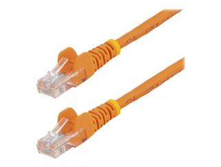 StarTech.com 0.5m Orange Cat5e / Cat 5 Snagless Ethernet Patch Cable 0.5 m - Patch cable - RJ-45 (M) to RJ-45 (M) - 50 cm - UTP - CAT 5e - snagless, stranded - orange