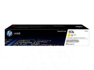 HP 117A - Yellow - original - toner cartridge (W2072A) - for Color Laser 150a, 150nw, MFP 178nw, MFP 178nwg, MFP 179fnw, MFP 179fwg