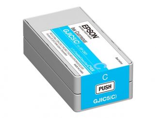 Epson GJIC5(C) - Cyan - original - ink cartridge - for Epson GP-C831, ColorWorks C831