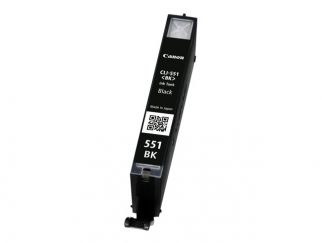 Canon CLI-551 BK - 6508B001 - 1 x Black - Ink tank - For PIXMA iP8750,iX6850,MG5550,MG5650,MG5655,MG6450,MG6650,MG7150,MG7550,MX725,MX925