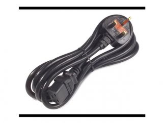 Power Cord, C19 to BS1363A (UK), 2.4m