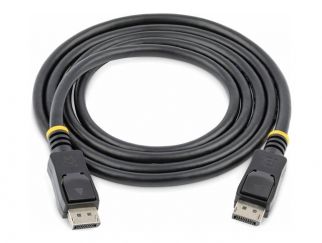 StarTech.com 10 ft DisplayPort 1.2 Cable with Latches - 4K x 2K (4096 x 2160) @ 60Hz - DPCP & HDCP - Male to Male DP Video Monitor Cable (DISPLPORT10L) - DisplayPort cable - DisplayPort (M) to DisplayPort (M) - 3 m - latched - black - for P/N: DK31C3HDPDU