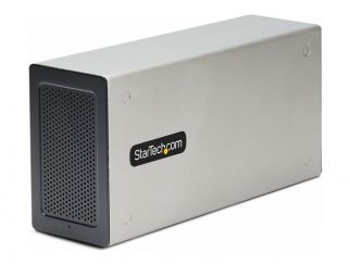 StarTech.com Thunderbolt 3 PCIe Expansion Chassis, Enclosure Box W/Dual PCI-E Slots, External PCIe Slots for Laptops/Desktops/All-In-Ones, 8K/4K Output Via TB3/DP 1.4 Ports - For PCI Express Cards (2TBT3-PCIE-ENCLOSURE) - system bus extender - DP - TAA Co