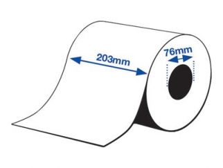 PP MATTE LABEL PREM CONTINUOUS ROLL 210X55MM