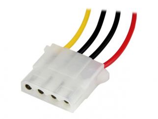 StarTech.com 12in Molex LP4 Power Extension Cable M/F - 4 pin Molex Power Connector - 4 pin Power Extension Cable - LP4 Power Cable (LP4POWEXT12) - power extension cable - 4 PIN internal power to 4 PIN internal power - 30.48 cm