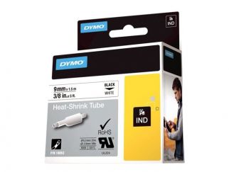 DYMO IND - tubing label cartridge - 1 roll(s) - Roll (0.9 cm x 1 m)