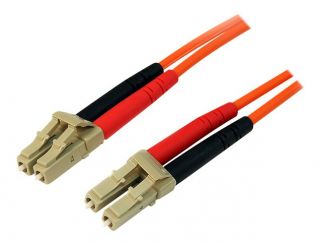 StarTech.com 15m Fiber Optic Cable - Multimode Duplex 50/125 - LSZH - LC/LC - OM2 - LC to LC Fiber Patch Cable - network cable - 15 m - orange