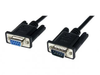 StarTech.com 2m Black DB9 RS232 Serial Null Modem Cable F/M - DB9 Male to Female - 9 pin Null Modem Cable - 1x DB9 (M), 1x DB9 (F), Black - Null modem cable - DB-9 (F) to DB-9 (M) - 2 m - black - for P/N: 1P3FPC-USB-SERIAL, ICUSB2321F, ICUSB2324I, ICUSB23