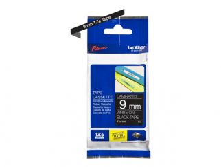 Brother TZe-325 - Standard adhesive - white on black - Roll (0.9 cm x 8 m) 1 cassette(s) laminated tape - for Brother PT-D210, D600, H110, P-Touch PT-1005, 1880, E310, E800, P-Touch Cube Plus PT-P710