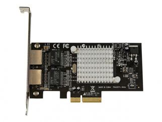 StarTech.com Dual Port PCI Express (PCIe x4) Gigabit Ethernet Server Adapter - 2 Port Network Card - Intel i350 NIC - GbE Network Card (ST2000SPEXI) - network adapter - PCIe 2.1 x4 - Gigabit Ethernet x 2