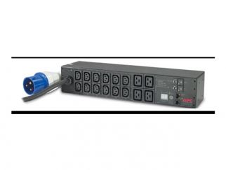 APC Metered Rack PDU AP7822B - Power distribution unit (rack-mountable) - AC 200/208/230 V - input: IEC 60309 32A - output connectors: 16 (power IEC 60320 C13, IEC 60320 C19) - 2U - 3.66 m cord - for P/N: SCL400RMJ1U, SCL500RMI1UC, SCL500RMI1UNC, SMTL1000