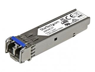 StarTech.com HPE J4858C Compatible SFP Module, 1000BASE-SX, 1GbE Multi Mode (MMF) Fiber Optic Transceiver, 1GE Gigabit Ethernet SFP, LC Connector, 550m, 850nm, DDM, HPE 1400, 1700, 1820 - Lifetime Warranty (J4858CST) - SFP (mini-GBIC) transceiver module (