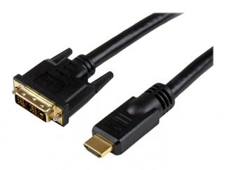 StarTech.com 10m HDMI to DVI-D Cable - M/M - 10m DVI-D to HDMI - HDMI to DVI Converters - HDMI to DVI Adapter (HDDVIMM10M) - adapter cable - HDMI / DVI - 10 m