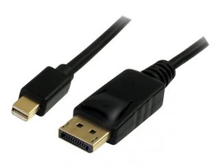 StarTech.com 2m Mini DisplayPort to DisplayPort 1.2 Cable DisplayPort 4k - DisplayPort cable - Mini DisplayPort (M) to DisplayPort (M) - 2 m - latched - black