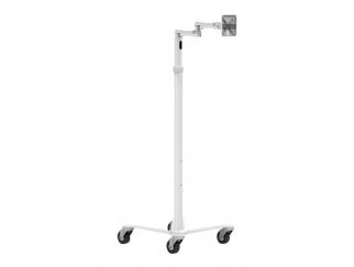 Compulocks Medical Rolling Cart Extended - VESA Compatible - Cart - for LCD display - medical - white - screen size: up to 15" - for Compulocks Medical Rolling Cart Extended - VESA Compatible