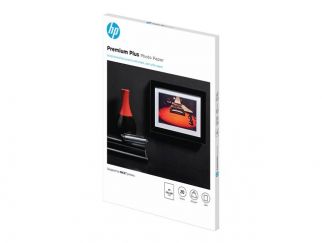 HP Premium Plus Photo Paper - Semi-glossy - A4 (210 x 297 mm) - 300 g/m² - 20 sheet(s) photo paper - for Officejet 52XX, 6000, 6000 E609, 68XX, 7000 E809, 80XX, Photosmart B110, Wireless B110