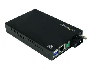 StarTech.com 10/100 Mbps Multi Mode Fiber Media Converter SC - Up to 1.2 miles/2km (ET90110SC2) - Fibre media converter - 100Mb LAN - 100Base-FX - RJ-45 / SC multi-mode - up to 2 km - 1310 nm - for P/N: ETCHS2U, SVA12M2NEUA, SVA12M5NA