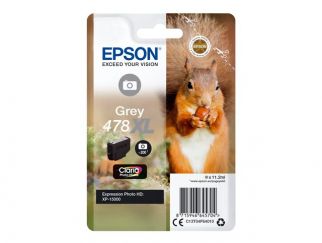 Epson 478XL - high capacity - grey - original - ink cartridge