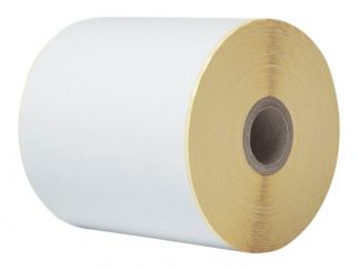 Brother - Self-adhesive - white - Roll (10.2 cm x 58 m) 1 roll(s) continuous labels (pack of 8) - for Brother TD-4410D, TD-4420DN, TD-4520DN, TD-4550DNWB