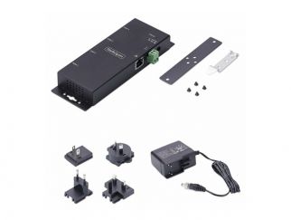 StarTech.com 4P Serial to Ethernet Adapter, IP LAN to RS232 DB9 Converter - device server - TAA Compliant