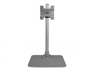 StarTech.com Single Monitor Stand - Adjustable - Supports Monitors 12" to 34" - Premium - Single Screen VESA Monitor Mount Stand - Silver (ARMPIVSTND) - Mounting kit (desk stand, feet, wrench, screws, cable clip) - for LCD display - plastic, steel - silve