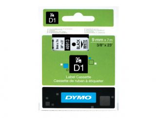 DYMO D1 Tape 9mm Black on white