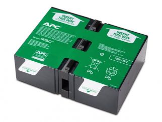 APC Replacement Battery Cartridge #123 - UPS battery - 1 x battery - Lead Acid - for P/N: BX1350M, BX1350M-LM60, SMT750RM2UC, SMT750RM2UNC, SMT750RMI2UC, SMT750RMI2UNC