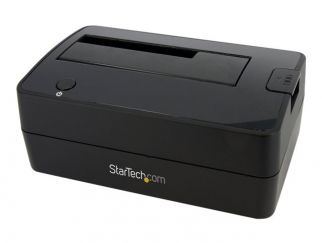 StarTech.com SuperSpeed USB 3.0 to SATA Hard Drive Docking station for 2.5/3.5 HDD - HDD Docking station - SATA Dock - HDD docking station - bays: 1 - 2.5", 3.5" - SATA 3Gb/s - USB 3.0 - black - for P/N: PEXUSB3S24, PEXUSB3S44V, SVA12M2NEUA, SVA12M5NA, US