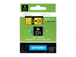 DYMO D1 Tape 9mm Black on Yellow