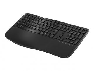 HP 685 - keyboard - dual mode, 3-zone layout, multi-device, 23 programmable keys, OS Auto-Detection, low profile key travel - 100% full size - UK - black Input Device