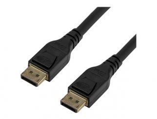 StarTech.com 10ft/3m VESA Certified DisplayPort 1.4 Cable, 8K 60Hz HBR3 HDR, Super UHD DisplayPort to DisplayPort Monitor Cord, Ultra HD 4K 120Hz DP 1.4 Video Cable M/M DP Connectors - DP 1.4 Latching Cable - DisplayPort cable - DisplayPort (M) latched to