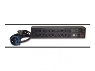 APC Switched Rack PDU AP7922B - Power distribution unit (rack-mountable) - AC 230 V - Ethernet 10/100 - input: IEC 60309 32A - output connectors: 16 (power IEC 60320 C13) - 2U - 3.66 m cord - for P/N: SCL400RMJ1U, SCL500RMI1UC, SCL500RMI1UNC, SMTL1000RMI2