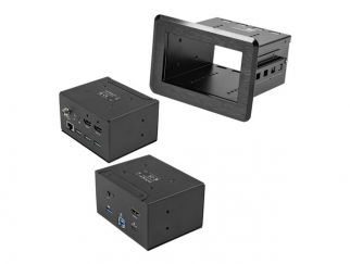 StarTech.com Single-Module Conference Table Connectivity Box-Customizable - mounting plate