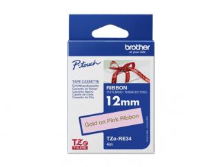 Brother TZe-RE34 - ribbon tape - 1 cassette(s) - Roll (1.2 cm x 4 m)