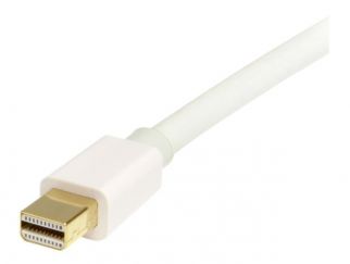 StarTech.com 1m 3 ft White Mini DisplayPort to DisplayPort 1.2 Adapter Cable M/M - DisplayPort 4k with HBR2 support - Mini DP to DP Cable (MDP2DPMM1MW) - DisplayPort cable - Mini DisplayPort (M) to DisplayPort (M) - 1 m - white - for P/N: CDP2MDP, CDP2MDP