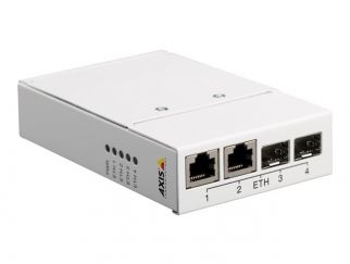 AXIS T8606 Media Converter Switch - Fibre media converter - 100Mb LAN - 10Base-T, 100Base-TX - 2 ports - 2 x RJ-45 / 2 x SFP (mini-GBIC)