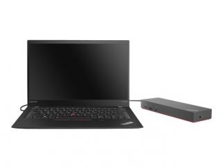 ThinkPad Hybrid USB-C with USB-A Dock includes power cable. For EU.