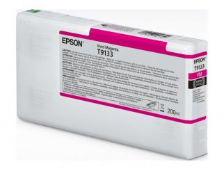 Epson T9133 - vivid magenta - original - ink cartridge