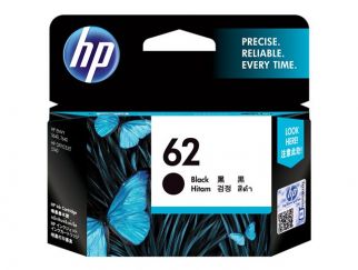 HP 62 - Black - original - ink cartridge - for Envy 55XX, 56XX, 76XX, Officejet 200, 250, 57XX, 8040