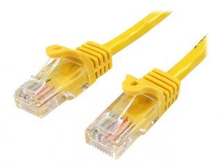 StarTech.com 2m Yellow Cat5e / Cat 5 Snagless Patch Cable - patch cable - 2 m - yellow