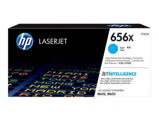 HP 656X - High Yield - cyan - original - LaserJet - toner cartridge (CF461X) - for Color LaserJet Enterprise M652dn, M652n, M653dh, M653dn, M653x