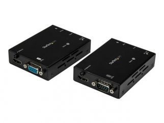 StarTech.com HDMI Over Cat5e / CAT6 Extender - Extend up to 210 ft / 70m - HDBaseT Certified - HDMI Extender - IR Extender - HDMI Booster (ST121HDBTL) - video/audio/infrared/serial/network extender