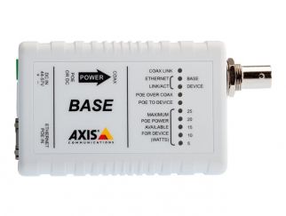 AXIS T8640 Ethernet Over Coax Adaptor PoE+ - Media converter - 100Mb LAN - 10Base-T, 100Base-TX - RJ-45 / BNC (pack of 2) - for AXIS P1346, P1346-E, P5534, P5534-E