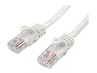 StarTech.com 2m White Cat5e / Cat 5 Snagless Patch Cable - Patch cable - RJ-45 (M) to RJ-45 (M) - 2 m - UTP - CAT 5e - molded, snagless - white