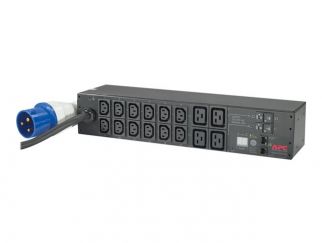 APC Metered Rack PDU AP7822B - Power distribution unit (rack-mountable) - AC 200/208/230 V - input: IEC 60309 32A - output connectors: 16 (power IEC 60320 C13, IEC 60320 C19) - 2U - 3.66 m cord - for P/N: SCL400RMJ1U, SCL500RMI1UC, SCL500RMI1UNC, SMTL1000