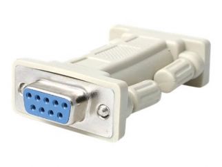 StarTech.com DB9 RS232 Serial Null Modem Adapter - F/F - Null modem adapter - DB-9 (F) to DB-9 (F) - NM9FF - null modem adapter - DB-9 to DB-9