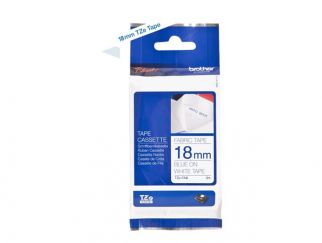 Brother TZe-FA4 - Fabric - blue on white - Roll (1.8 cm x 3 m) 1 cassette(s) tape - for P-Touch PT-3600, D400, D450, D600, E300, E310, E550, H101, H500, P700, P750, P900, P950