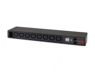 APC Metered Rack PDU AP7821B - Power distribution unit (rack-mountable) - AC 100-240 V - Ethernet 10/100 - input: IEC 60320 C20 - output connectors: 8 (power IEC 60320 C13) - 1U - 2.5 m cord - for P/N: SMTL1000RMI2UC, SMX1000C, SMX1500RM2UC, SMX1500RM2UCN