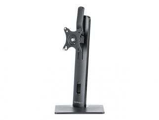 StarTech.com Free Standing Single Monitor Mount, Height Adjustable Monitor Stand, For VESA Mount Displays up to 32" (15lb/7kg), Ergonomic Monitor Stand for Desk, Tilt/Swivel/Rotate, Black - Universal Monitor Stand stand - adjustable arm - for Monitor - bl